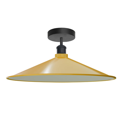 Industrial LED Flush Mount Ceiling Light Fixture ~6449