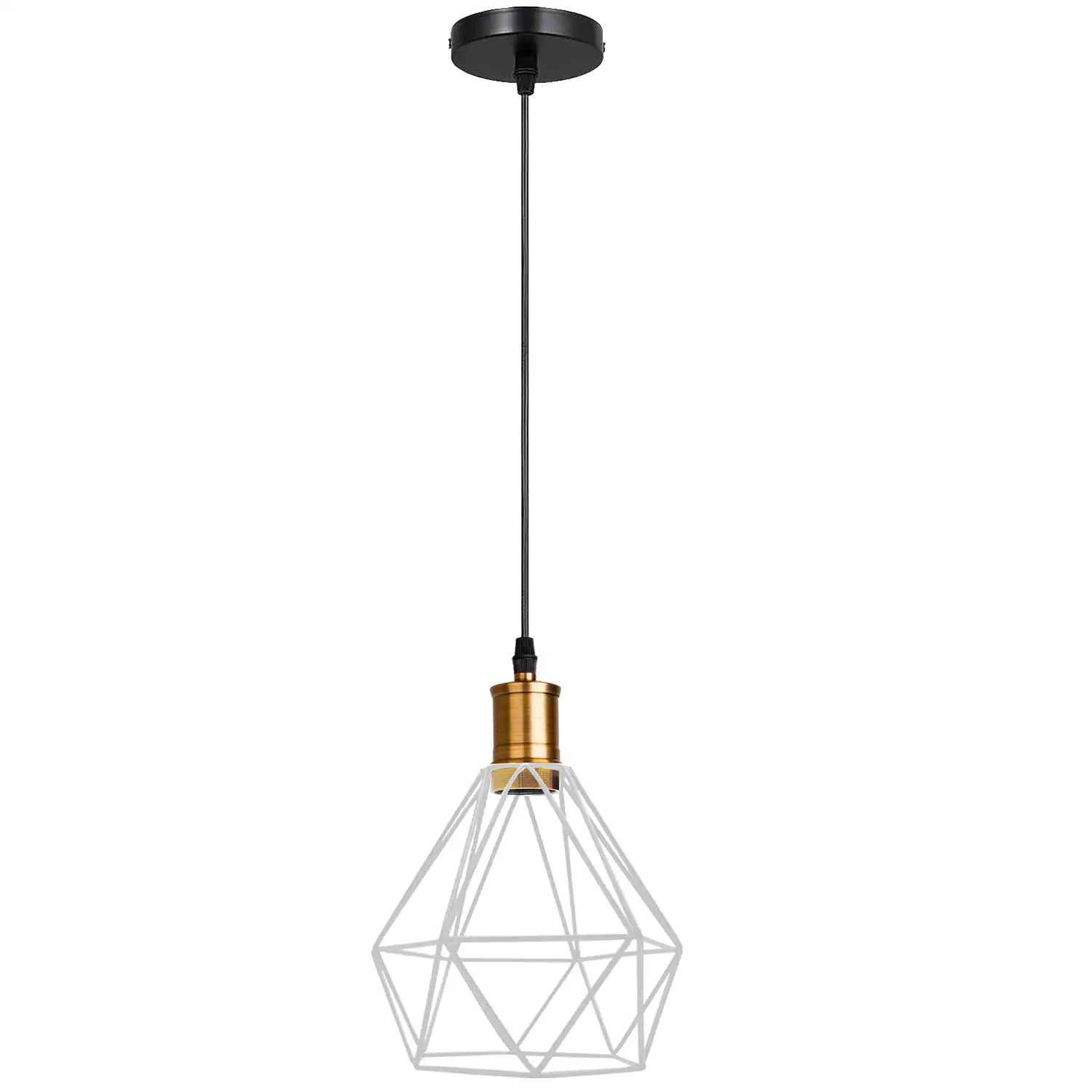 Modern Diamond Cage Pendant Light