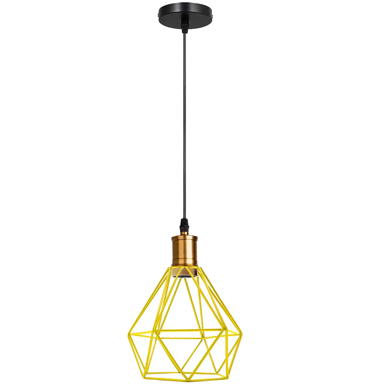 Modern Diamond Cage Pendant Light
