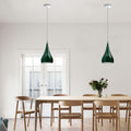 Industriële vintage Tear Drop Green Color Beat Style hanglamp E27-houder ~ 3975