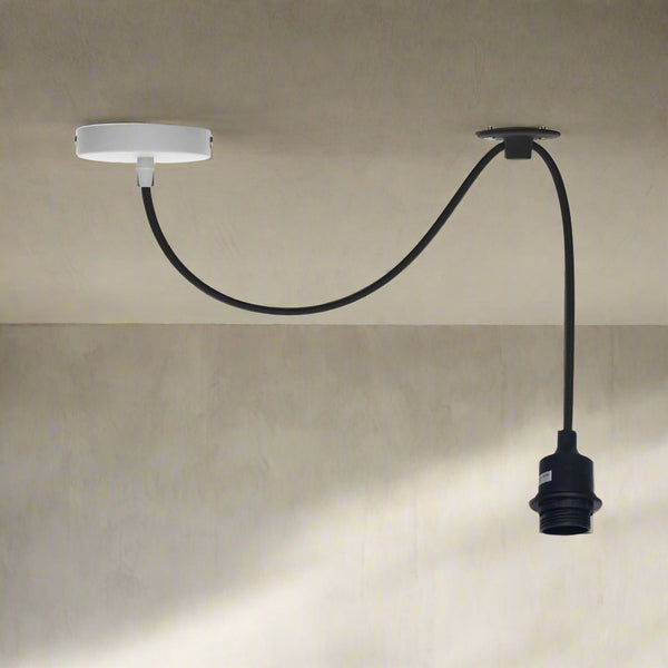 Vintage industriële Spider plafondlamp kroonluchter hanglamp ~ 5762  – Nee / Zwart