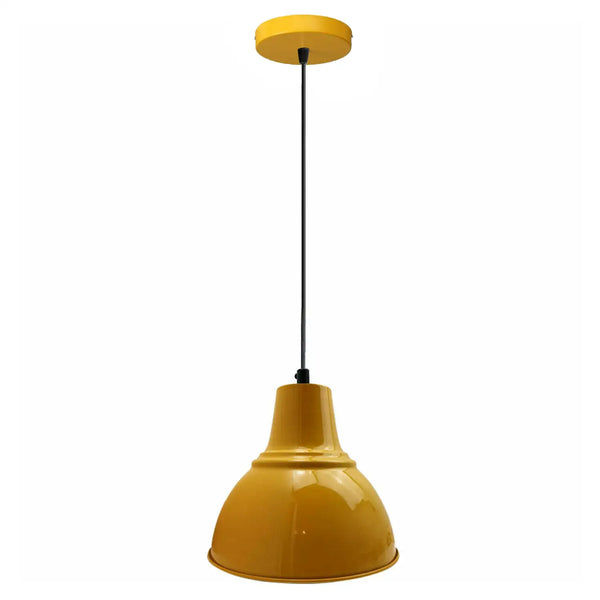 Industriële retro hanglampen | Hanglampen VK ~ 5711  – Geel / Nee