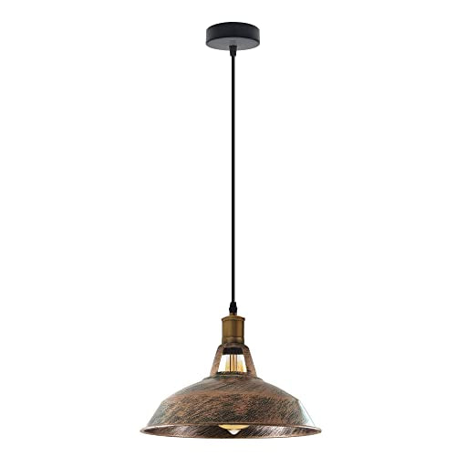 Industrial E27 Ceiling Light Fixture | Kitchen & Restaurant ~6251 – Brushed Copper