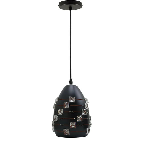 Metalen moderne zwarte hanglamp~5521 – Nee