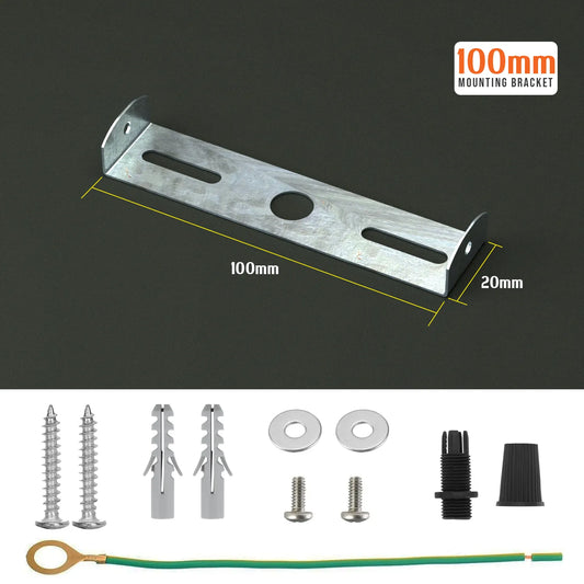 100mm plafondrozet bevestigingsplaat met accessoires~2391