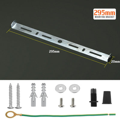 295mm Plafondrozet Lichtbevestigingsbandbeugelplaat met accessoires~2404