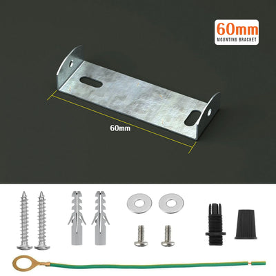 60mm plafondrozet riembeugel riembeugelplaat met accessoires lichtbevestiging~4124