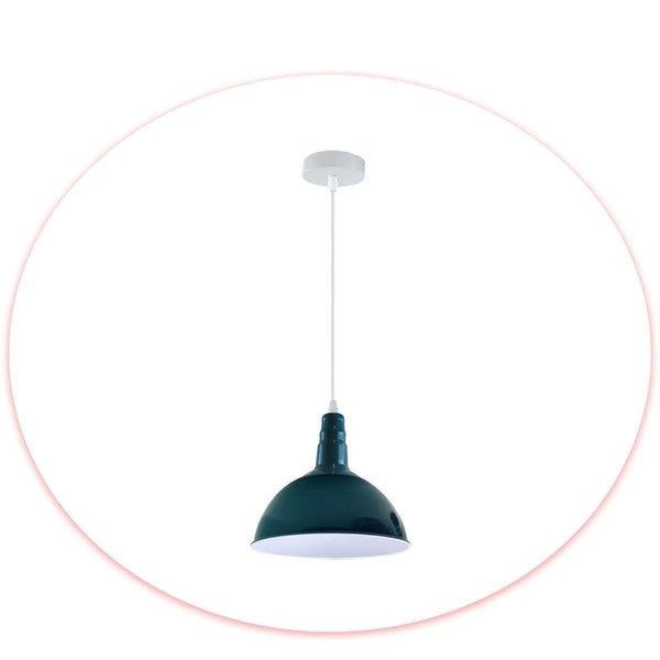 Moderne enkele koepelvormige hanglampkap~5907 – Blauw / Nee