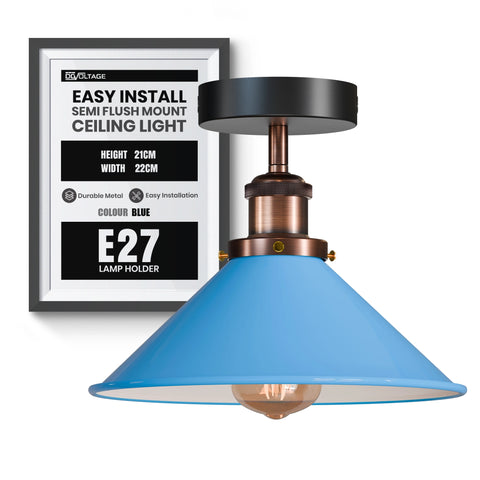 E27 Plafondlampen Semi-inbouw ~5950