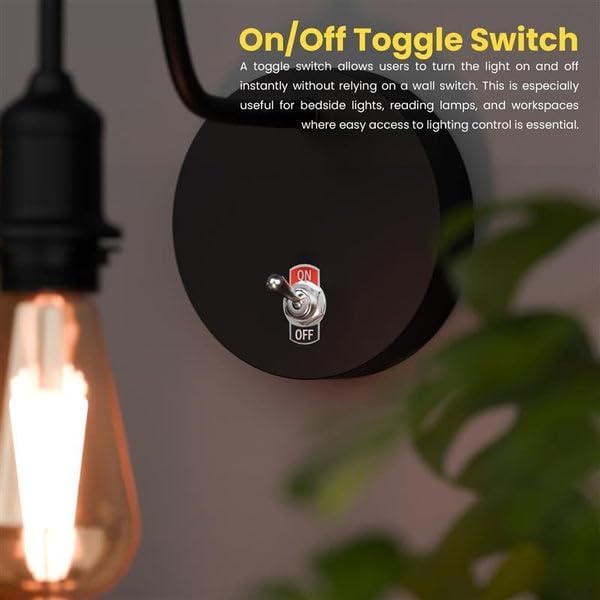 wall sconces wall lamps for living room lighting industrial wall lights wall lighting fixtures light fitting wall lamp bedroom light lighting e27 lamp wall light with switch ndustrial Wall Light E27 Vintage Wall Sconce Lamp Fitting Fixtures with E27 Lamp Holder for Restaurant Bar Hotel Coffee Shop Decoration ceiling rose with switch toggle switch ceiling light black ceiling light fitting ON/OFF toggle switch retro light switch ceiling rose fixture