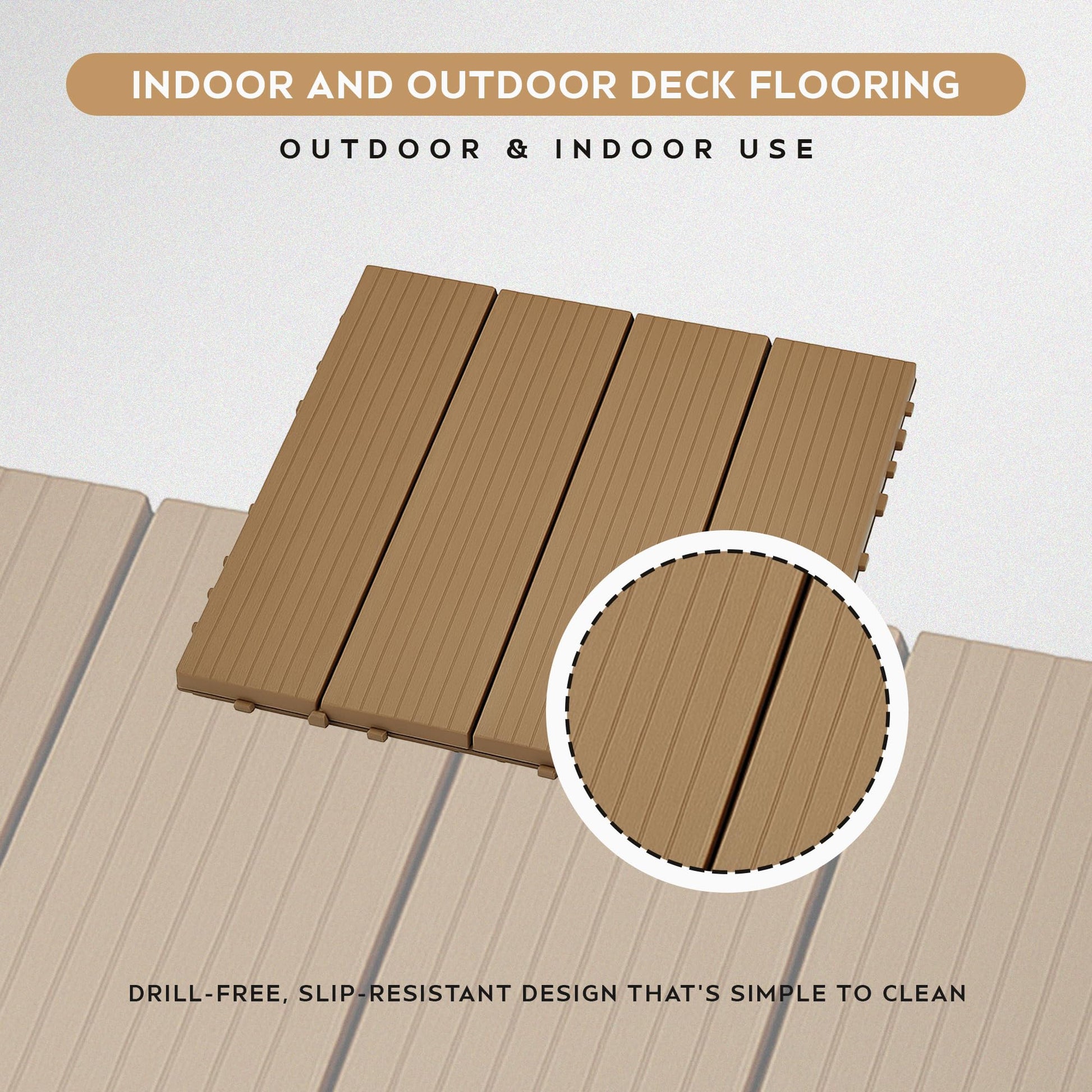 wooden decking tiles