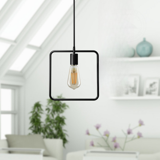 Industriële keukenverlichting vierkante vorm~3178