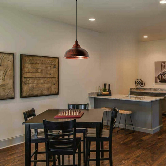 Vintage industriële retro hanglamp, hangende plafondlamp, metalen lampenkap ~ 2061