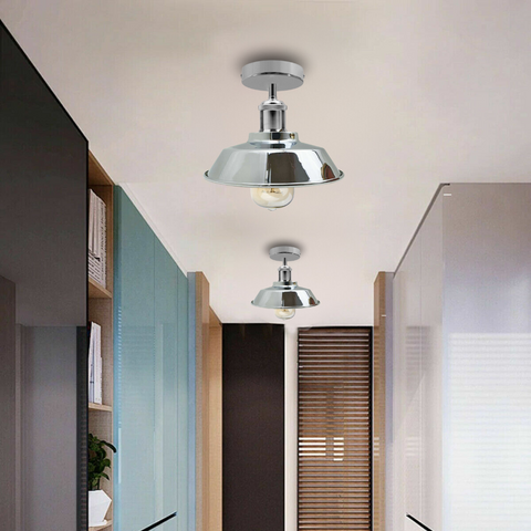 Premium zilveren grote plafondlampenkappen ~1924 