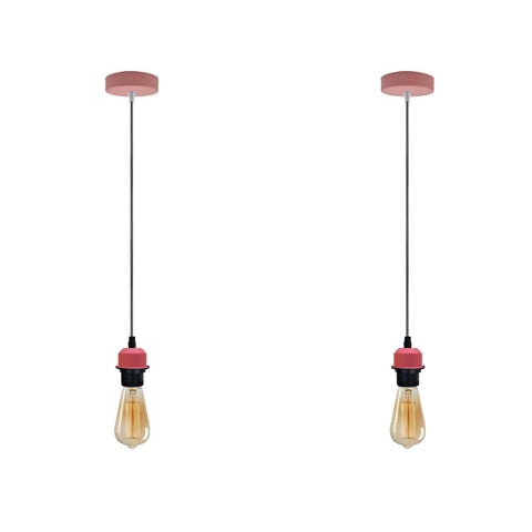 Vintage industriële hanglamp E27 lamphouder plafondlamp armatuur ~5811