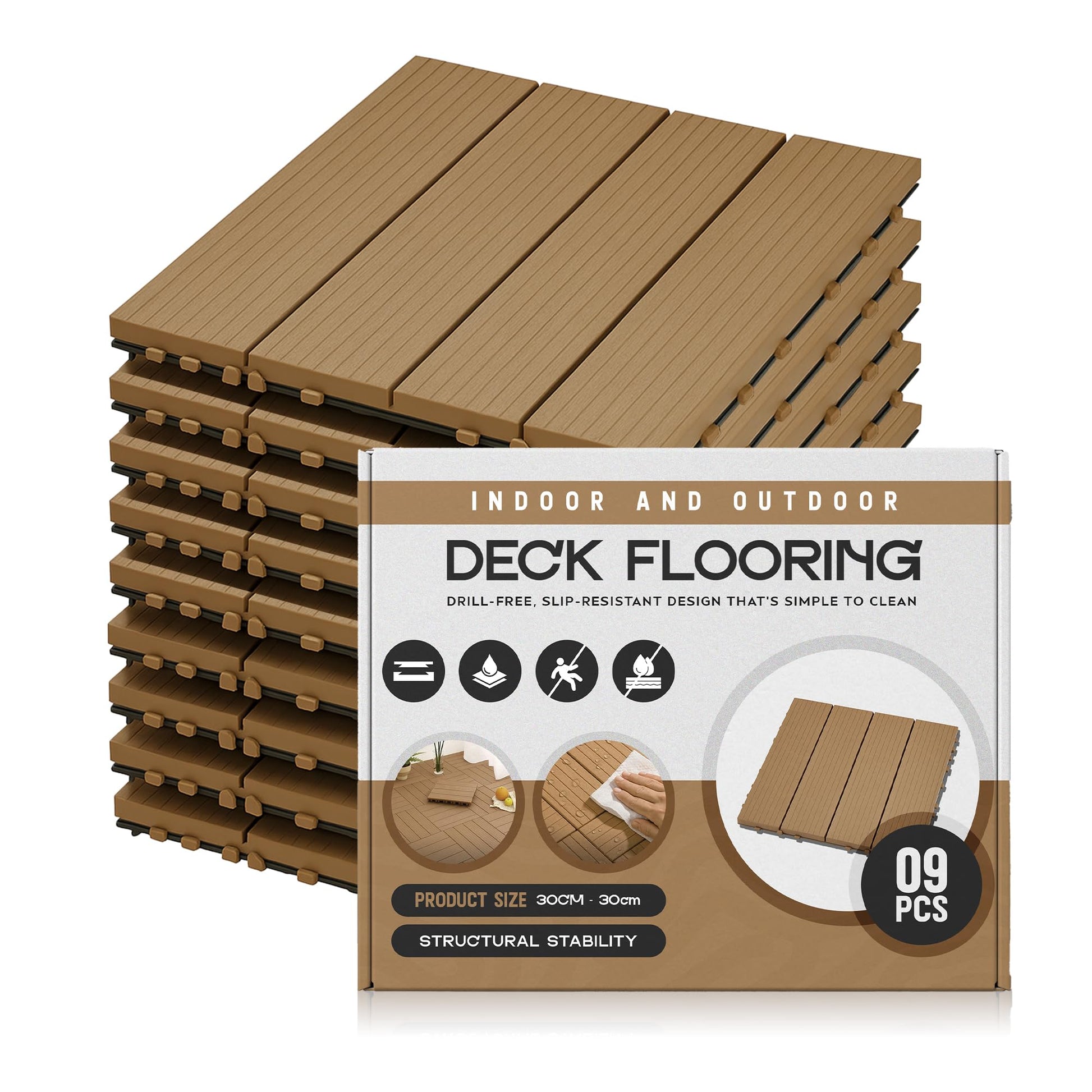 wood deck tiles