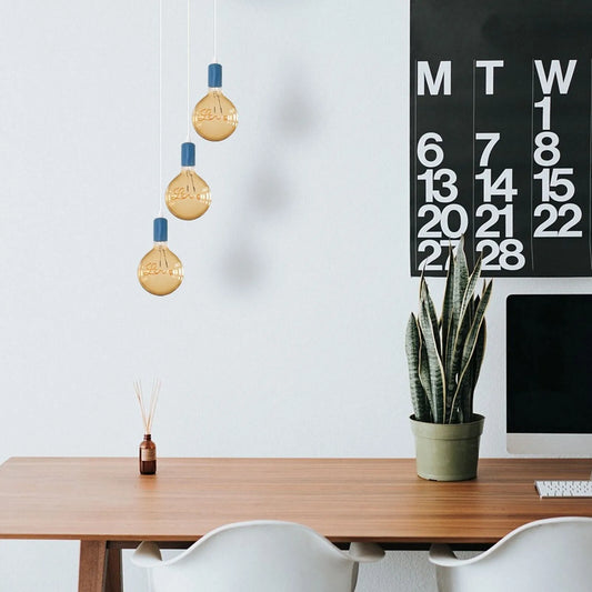 Colourful pendant light kit