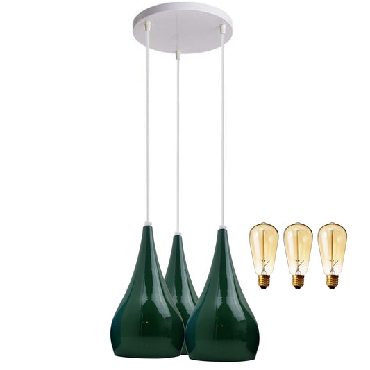 3-koppige cluster hanglamp, plafondlamp, decoratie ~1351