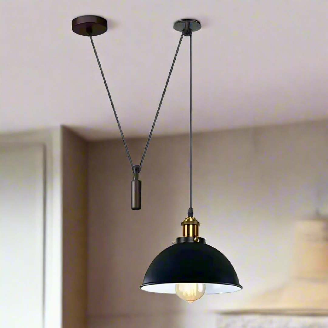 vintage industrial loft pendant light