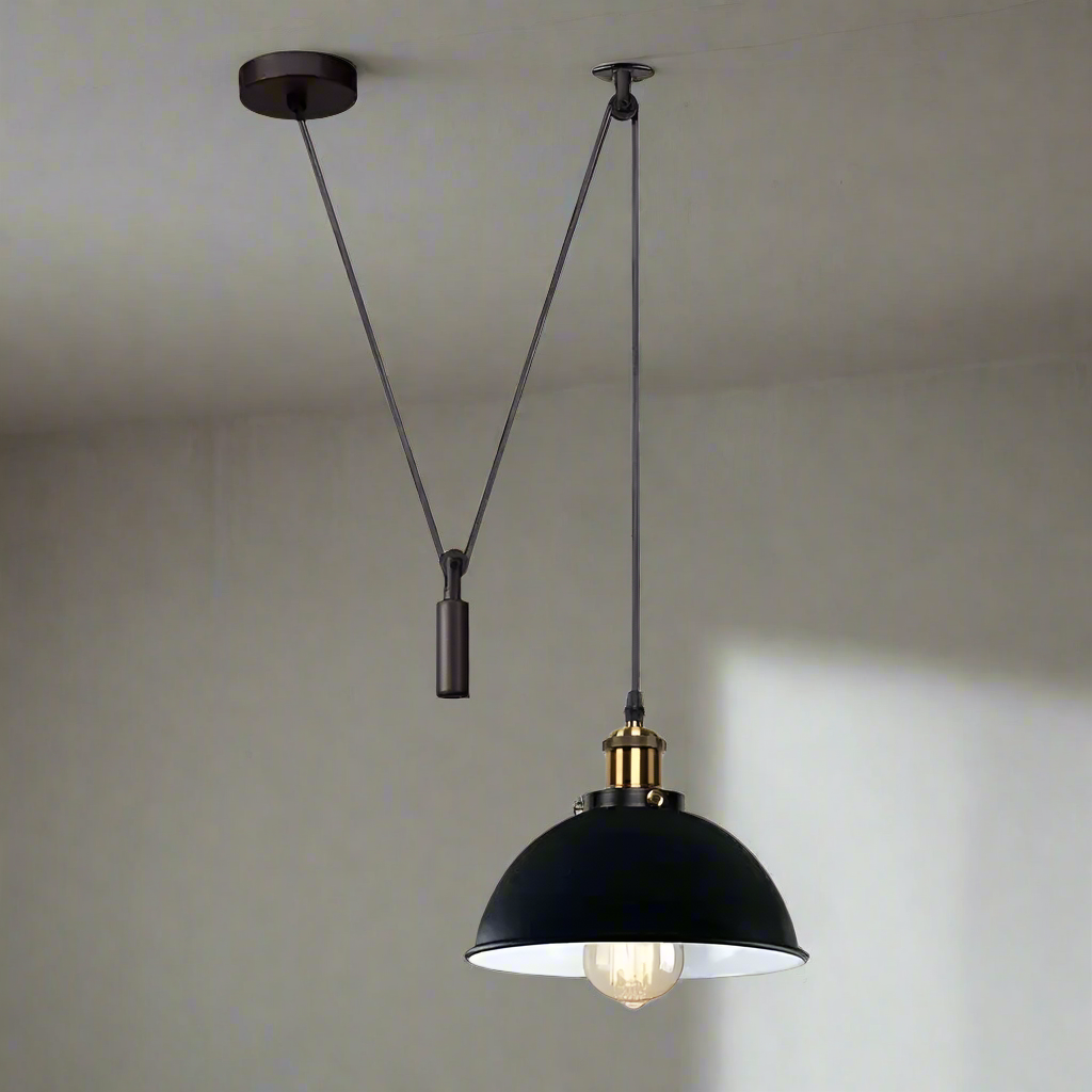 vintage industrial loft pendant light
