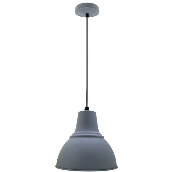 Industriële retro hanglampen | Hanglampen VK ~ 5711  – Grijs / Ja