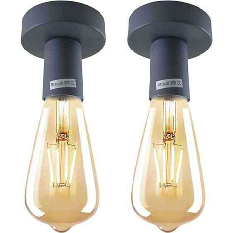 Vintage lampenhouder plafondlamp inbouwfitting~5748 