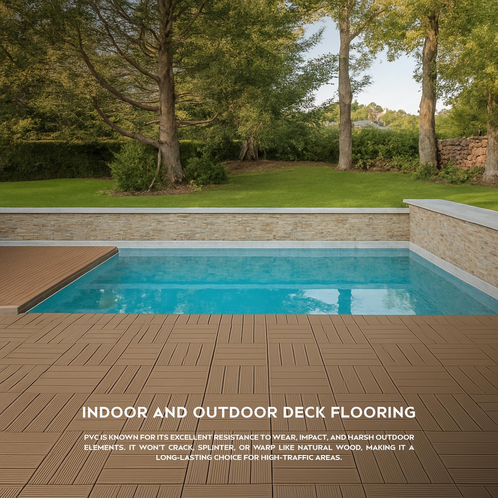 Garden Composite Decking Tiles