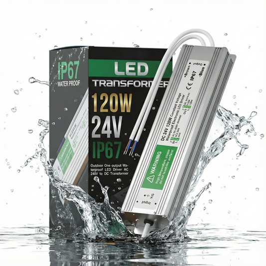 IP67 DC 24V 120W LED-driver constante spanning voedingstransformator ~ 3306
