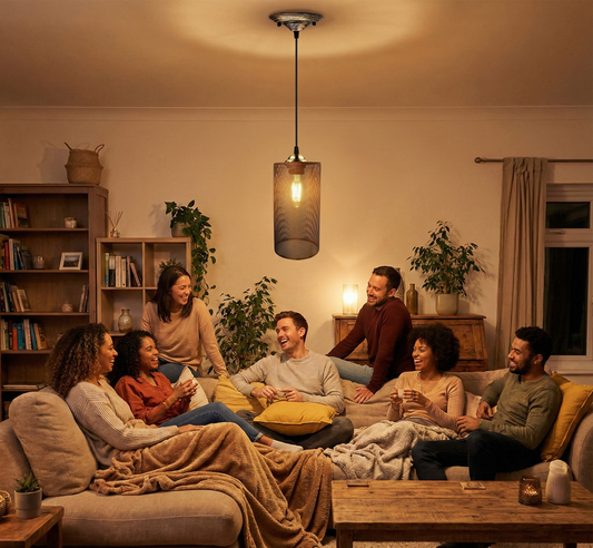 Hanglamp - Eetkamerlampen boven tafel ~1185