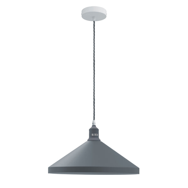 Minimalistische verlichting Cone hanglamp ~5412 – Grijs / Nee