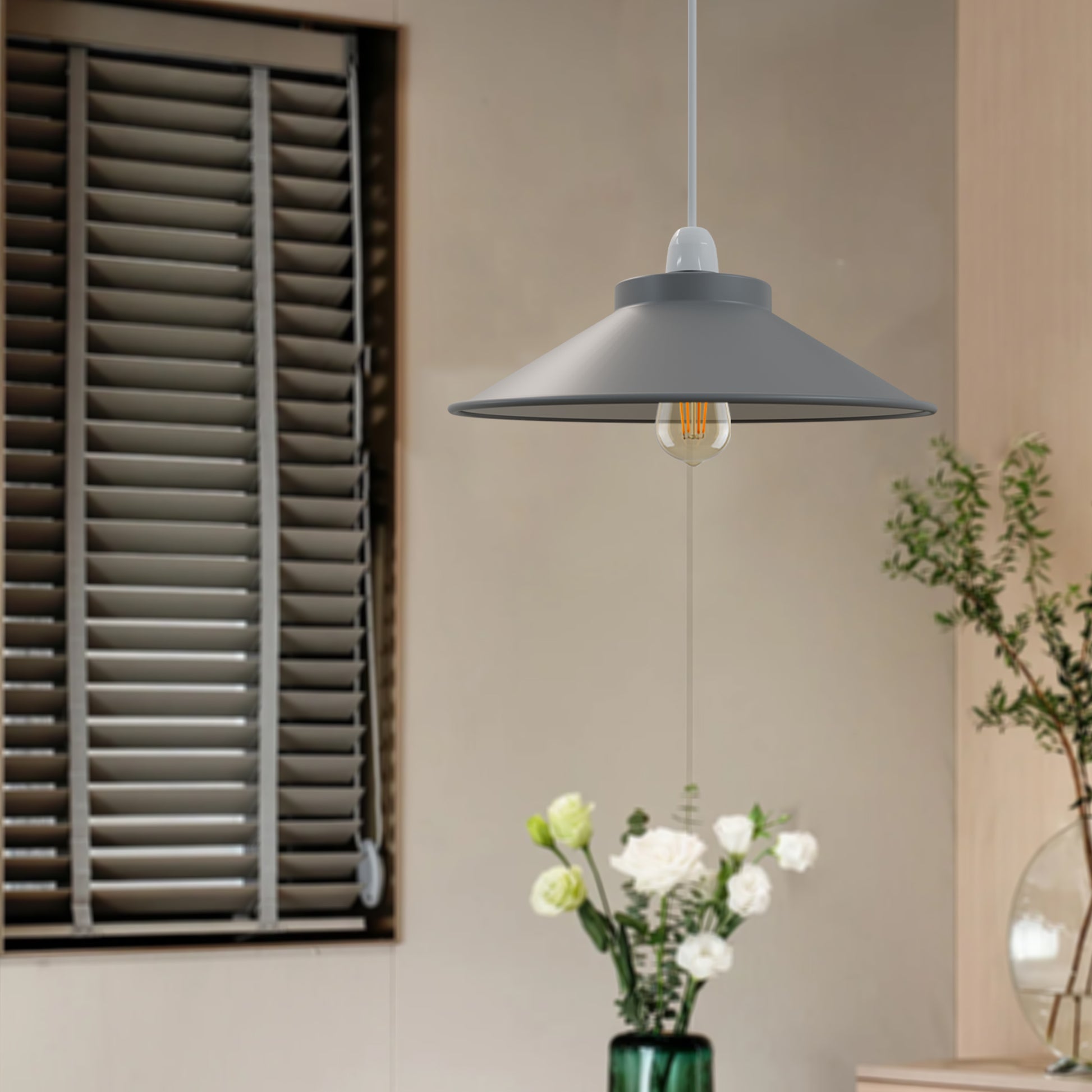 Metal Cone Lamp Shade