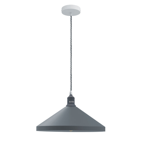 Minimalistische verlichting Cone hanglamp ~5412 – Grijs / Ja