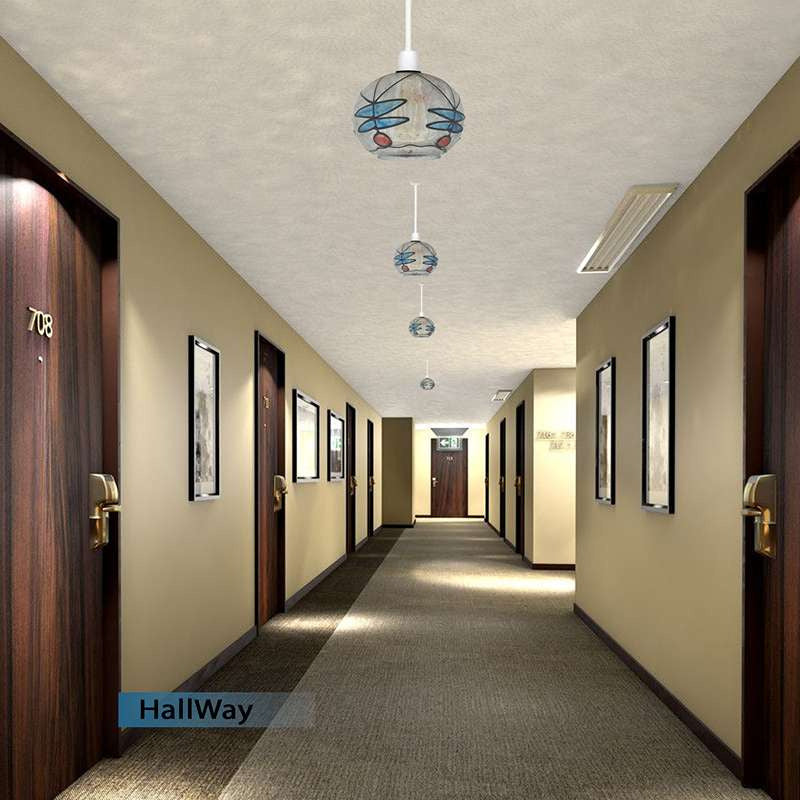 Tiffany style Ceiling Pendant Hanging Mediterranean Style lamp Light Decorative Home-app 2