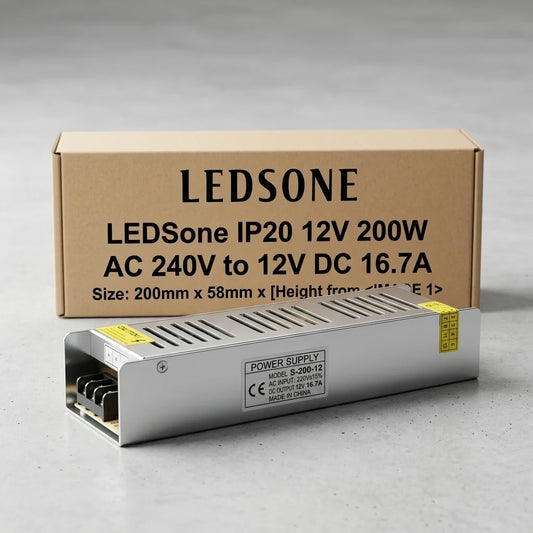Mini 12V LED-transformator universeel voor flexibele LED-strips~3326
