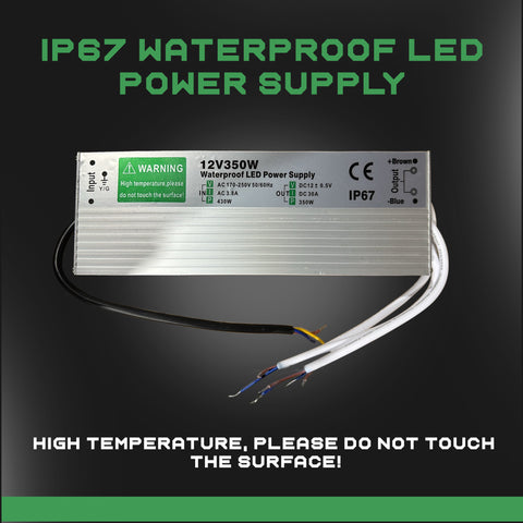 IP67 DC 12V waterdichte LED-driver LED-voeding Ledsone-transformator ~ 4490