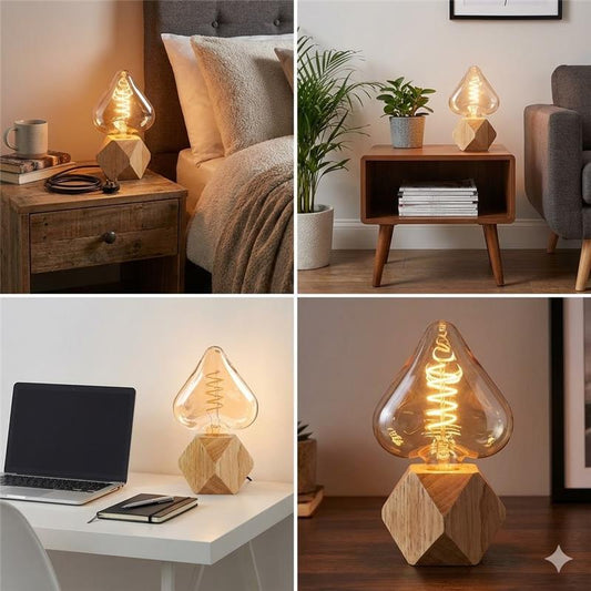 LED Table Lamp with Decorative Bulb~6508