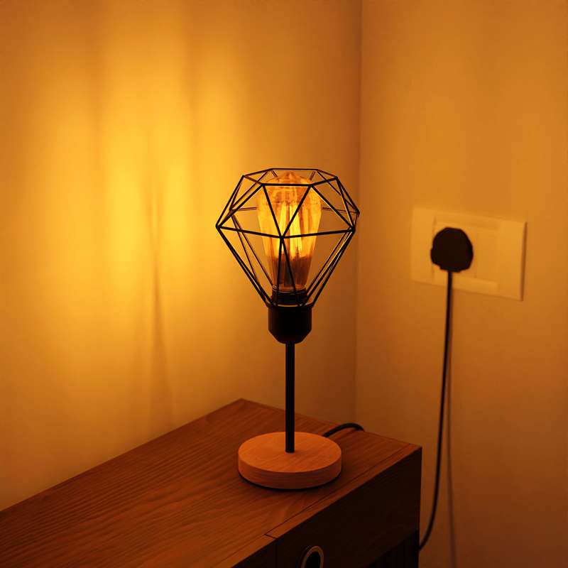 Wooden Bedside Table Lamps
