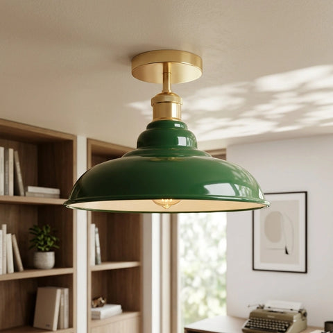 Semi-plafondlamp E27 ~3763