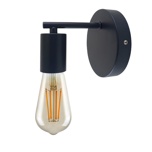 Wandlampen voor de slaapkamer Vintage wandlampen voor binnen ~1616 – Black / No