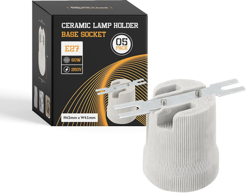 ES E27 Edison-schroefwarmtelamp met keramische fitting voor hoge temperaturen~1362