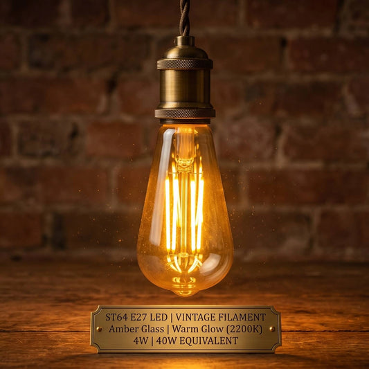 LED Filament ST64 E27 Lamp Dimbaar LED Eekhoornkooi Edison Decoratieve Lamp ~5610