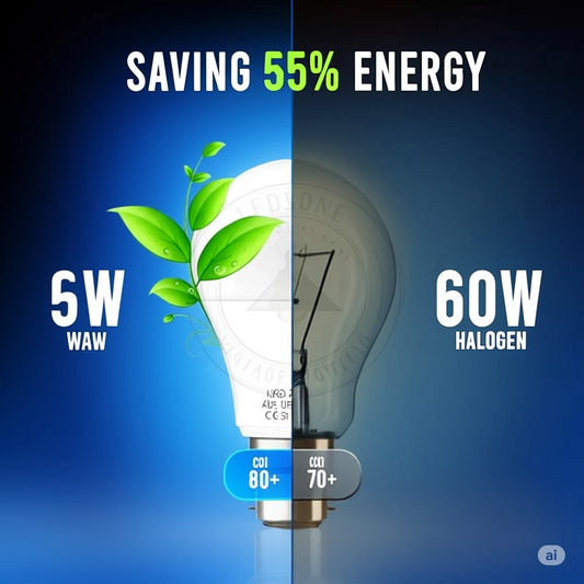 LED GLS B22 5W-lampen Koelwit Energiebesparende verlichting~4156