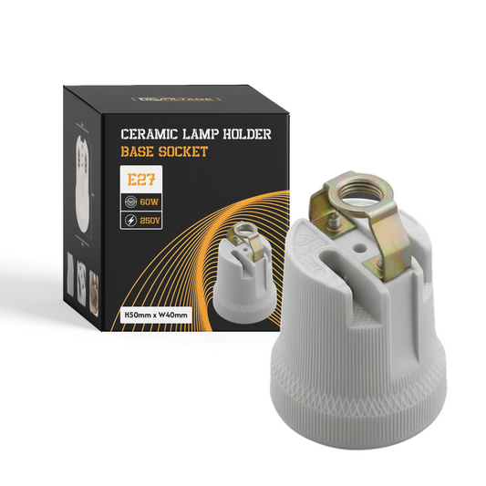 Hittebestendige keramische verwarmingslamp E27 lamphouder~2964