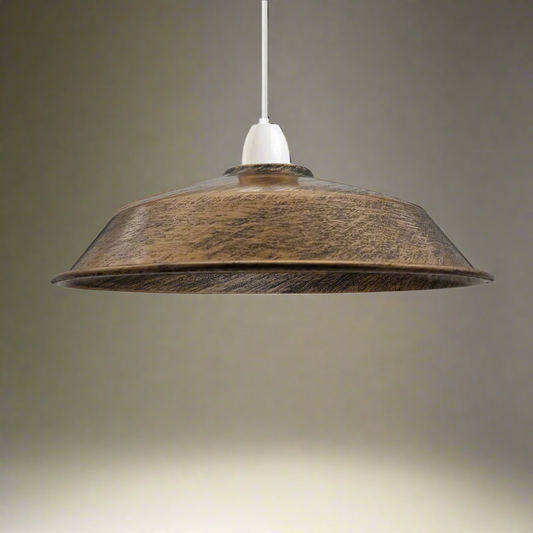 Retro stijl plafondlampkappen metaal gebogen 36cm~4979 