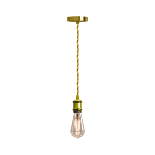 3-aderige vintage plafondlampfitting – E27-lamphouder ~1735