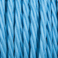 1M/5M/10M 3-aderige gedraaide elektrische kabel met omhulsel in lichtblauwe kleur, 0,75 mm~4814