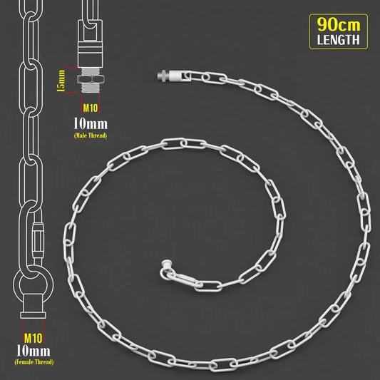 Lichtketting voor plafondhanglampen en kroonluchters 38 mm x 16 mm - Wit~1048