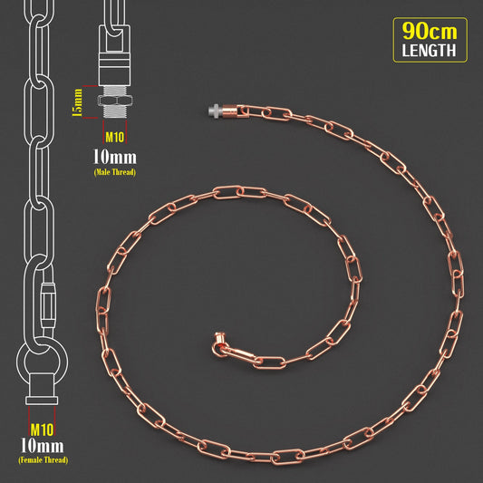 Roségouden hanglamp, 90 cm verlichtingsketting voor hanglampen~4451