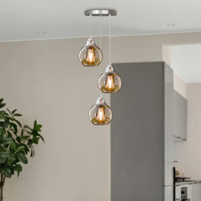 Luxe kroonluchter moderne glazen hanglamp licht~5871 