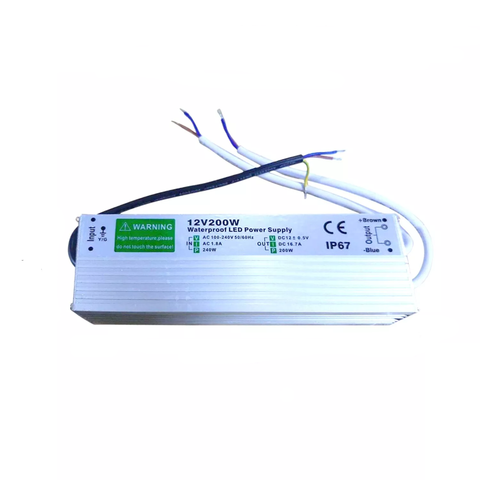 IP67 DC 12V waterdichte LED-driver LED-voeding Ledsone-transformator ~ 4490